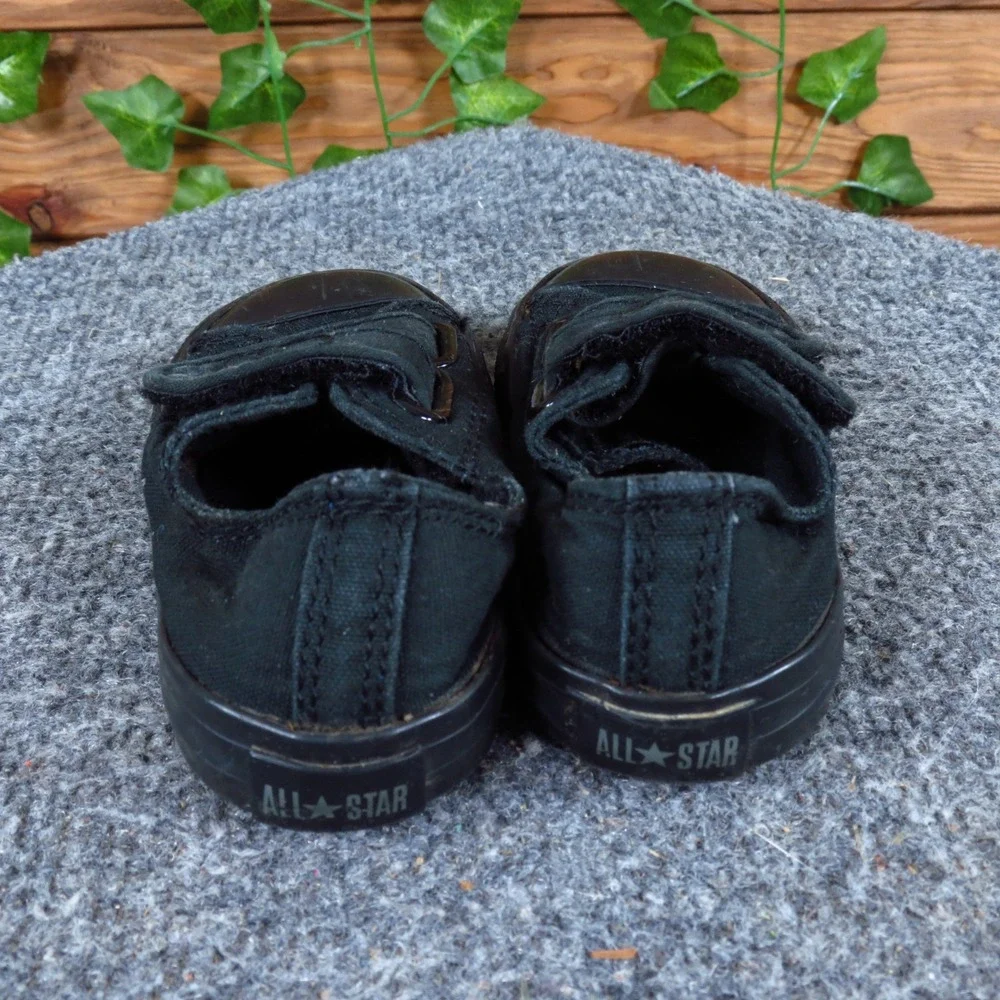 Converse CT 2 Strap Ox Infants Sneakers Size 5 Toddler Walking Shoes Black